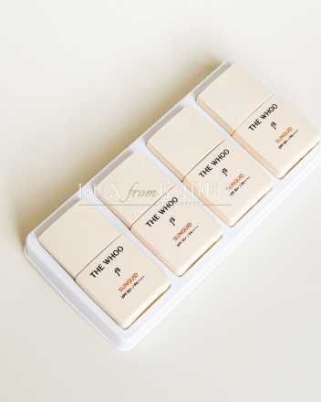 Gongjinhyang Sunquid UV protective Lotion The Whoo - миниатюры SPF лосьонa 