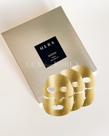 Signia Radiance Gold Foil Mask HERA - фольгированные маски для лица 3 шт
