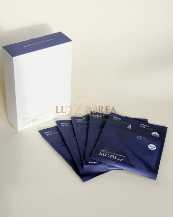 Water-Full Marine Relief Gel Mask 3 step SU:M37 - 15 шт тканевые маски для интенсивного увлажнения