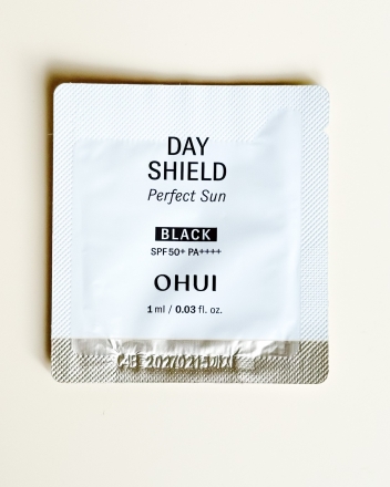 Тест сайта O HUI Day Shield Perfect Sun BLACK - SPF-крем для кожи склонной к пигментации пробник 1