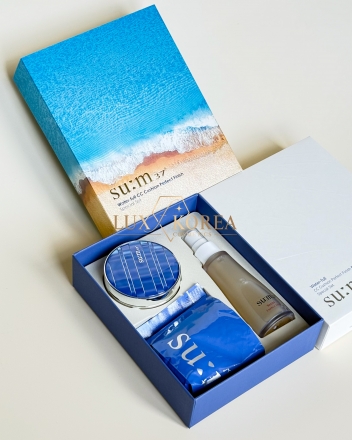 Water-full CC Cushion Perfect Finish Special Set SU:M37 - Кушон с увлажняющим эффектом тон 02
