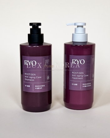 Ryo ROOT:GEN Anti-Aging 3D Volume Shampoo & Treatment  - Шампунь и маска-кондиционер против выпадения волос для прикорневого объема
