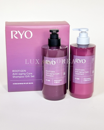 Ryo ROOT:GEN Anti-Aging 3D Volume Shampoo & Treatment  - Шампунь и маска-кондиционер против выпадения волос для прикорневого объема