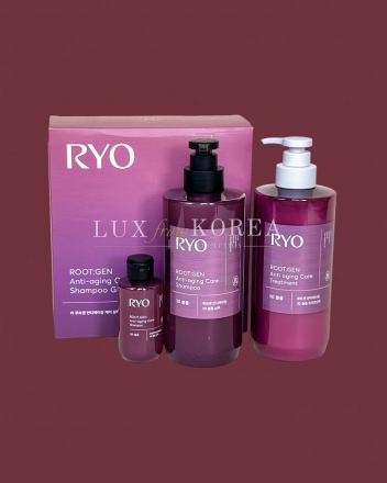 Ryo ROOT:GEN Anti-Aging 3D Volume Shampoo & Treatment  - Шампунь и маска-кондиционер против выпадения волос для прикорневого объема