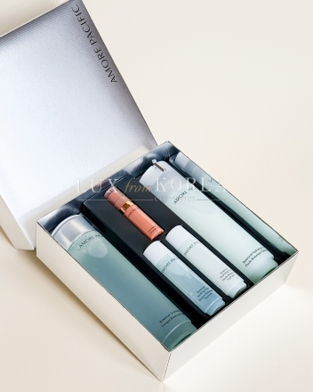 Botanical Essential AMORE PACIFIC - тонер и флюид для увлажнения и спокойствия кожи