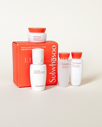 Essential Daily Routine Kit 4 items Sulwhasoo - мини набор для увлажнения и восстановления