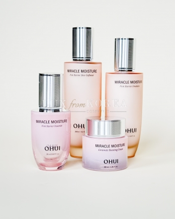 Miracle Moisture Special Set O HUI - увлажняющий набор с керамидами: тонер, сыворотка, эмульсия, крем 