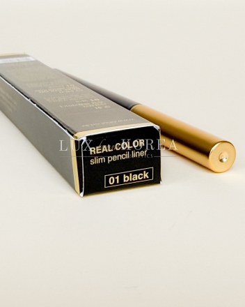 Real Color Slim Pencil Liner 01 Black OHUI - карандаш для век черный