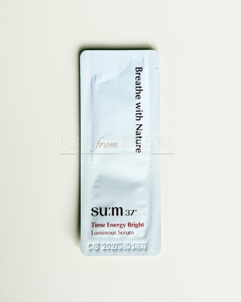 Time Energy Bright Luminous Serum SU:M37  - витаминная сыворотка от пигментации пробник