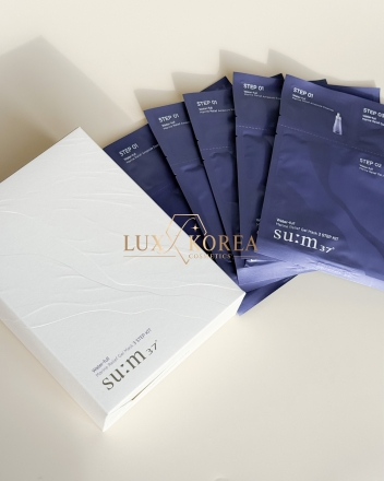 Water-Full Marine Relief Gel Mask 3 step - 10 шт - тканевые маски для интенсивного увлажнения