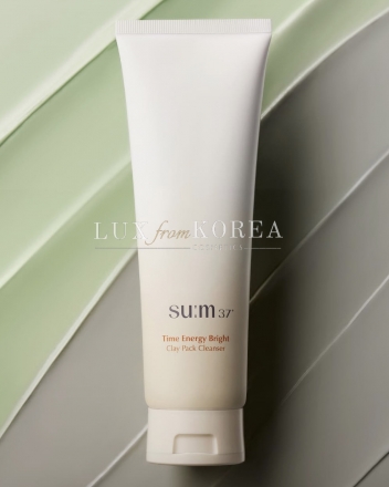 Time Energy Bright Clay Pack Cleanser SU:M37 - глиняная Маска и очищение 2 в 1